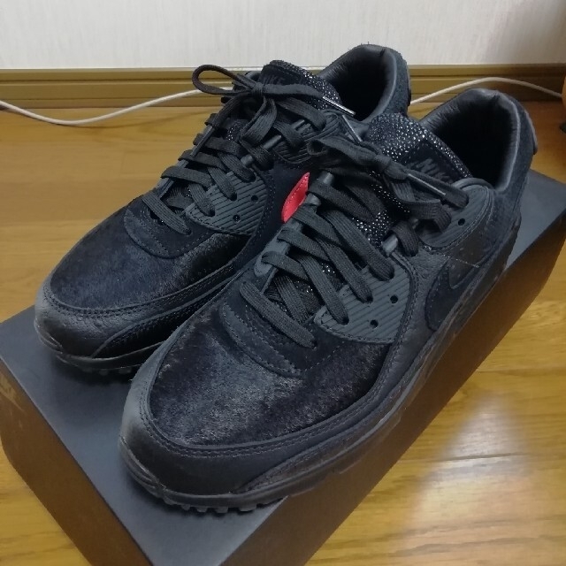 NIKE(ナイキ)の【ボブ様専用】NIKE ナイキ AIR MAX 90 QS BLACK メンズの靴/シューズ(スニーカー)の商品写真