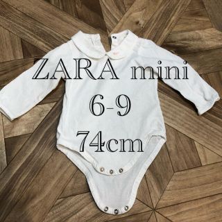 ザラ(ZARA)のZARA 長袖　ロンパース(74センチ) (ロンパース)