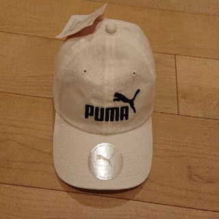 プーマ(PUMA)の新品未使用 PUMA 帽子 ホワイト キャップ(キャップ)