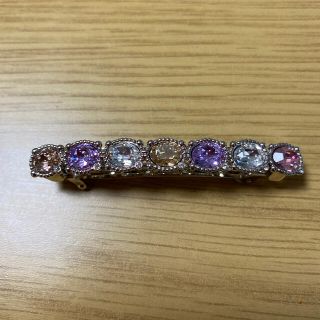 スワロフスキー(SWAROVSKI)のスワロフスキー バレッタ（お買い上げ証明書付）(バレッタ/ヘアクリップ)