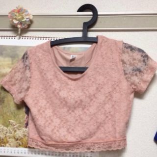 ジュエティ(jouetie)のjouetie 短丈レースtops(Tシャツ(半袖/袖なし))