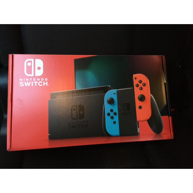 Nintendo Switch(ニンテンドースイッチ)の【未開封新品】Nintendo Switch 本体 ネオンブルーネオンレッド エンタメ/ホビーのゲームソフト/ゲーム機本体(家庭用ゲーム機本体)の商品写真