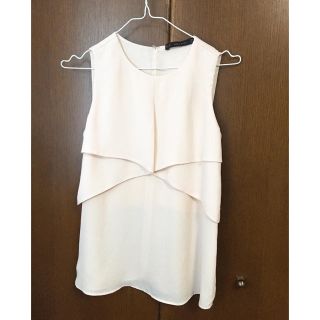 ザラ(ZARA)のZARA  ノースリーブ ブラウス(カットソー(半袖/袖なし))