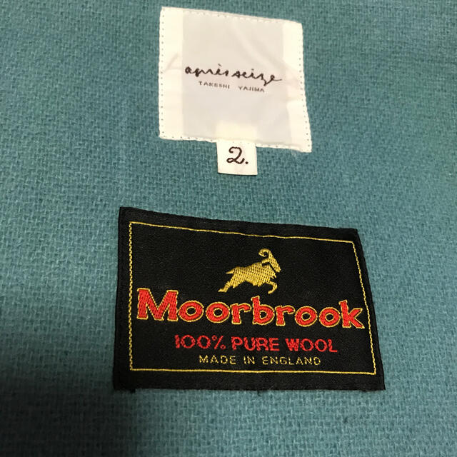 ダッフルコート　水色　Moorbrook TAKESHI YAJIMA wool