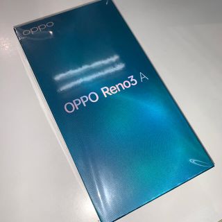 オッポ(OPPO)のOPPO Reno3 A ホワイト(スマートフォン本体)