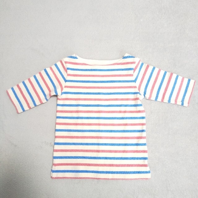 BEAMS(ビームス)のBEAMS ボーダー カットソー 親子リンクコーデ キッズ/ベビー/マタニティのキッズ服女の子用(90cm~)(Tシャツ/カットソー)の商品写真