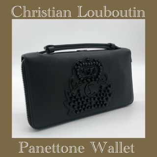 クリスチャンルブタン(Christian Louboutin)の■極美品■クリスチャンルブタン/パネトーネ/長財布/トラベルケース/ブラック/黒(財布)