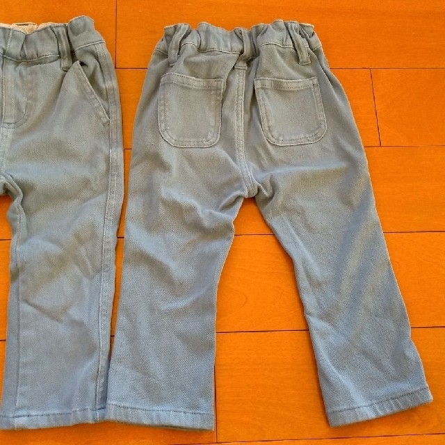 MUJI (無印良品)(ムジルシリョウヒン)のMUJI 双子 おそろ パンツ2点セット キッズ/ベビー/マタニティのベビー服(~85cm)(パンツ)の商品写真