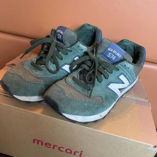 ニューバランス(New Balance)のニューバランス スニーカー 574   26.5cm  グリーン(スニーカー)