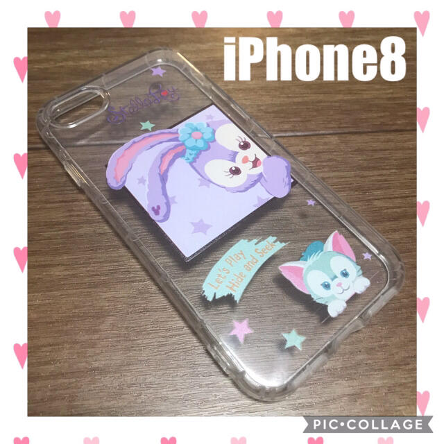 ダッフィー(ダッフィー)の新品 iPhone8 ダッフィー フレンズ スマホケース ディズニー カバー スマホ/家電/カメラのスマホアクセサリー(iPhoneケース)の商品写真