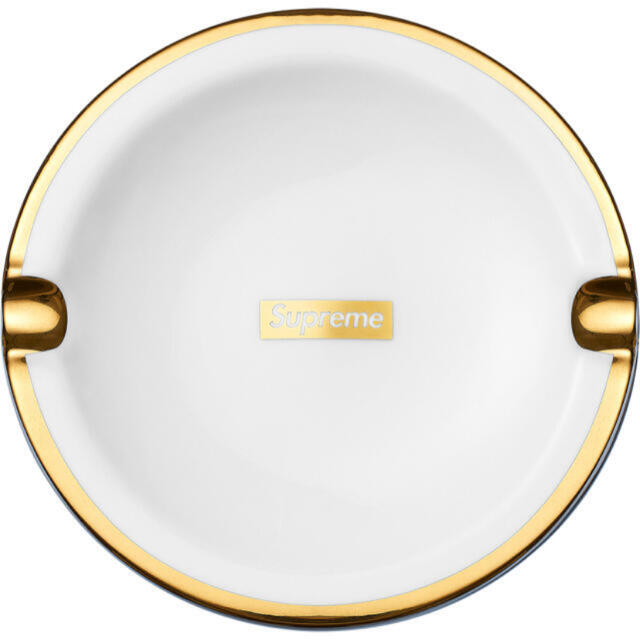 supreme シュプgold trim ceramic ashtray  灰皿