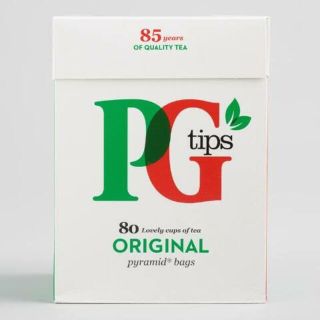 Black Tea PG Tips Pyramid Tea Bags 80 Ba(茶)