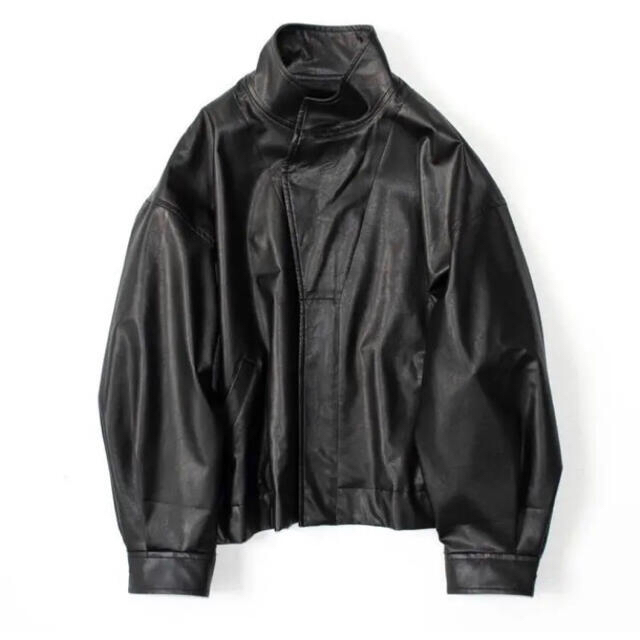 1LDK SELECT(ワンエルディーケーセレクト)の20aw 名作　stein FAKE LEATHER JACKET メンズのジャケット/アウター(ブルゾン)の商品写真