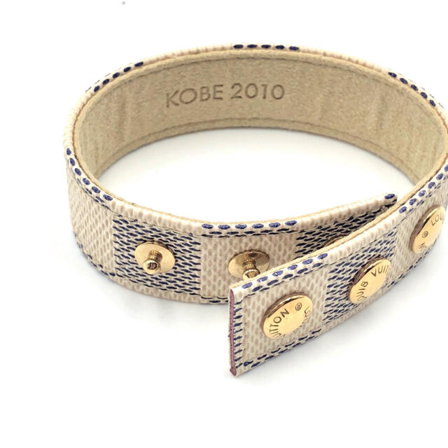 Louis Vuitton Bracelet Damier Azur Kobe 2010 mens accessories