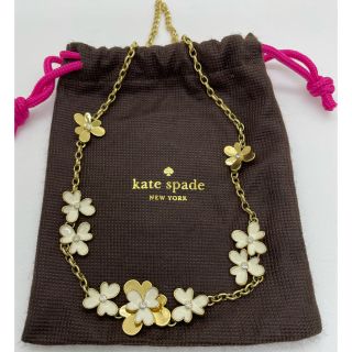 ケイトスペードニューヨーク(kate spade new york)のKate Spade ケイトスペード  花モチーフ　ネックレス(ネックレス)