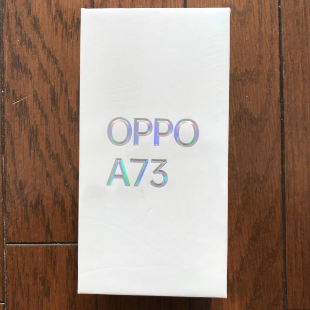 OPPO(オッポ)のOPPO A73 ネービーブルー　新品未使用 スマホ/家電/カメラのスマートフォン/携帯電話(スマートフォン本体)の商品写真