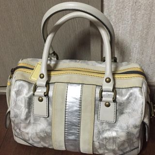 コーチ(COACH)の良品☆シルバー バッグ COACH(ハンドバッグ)