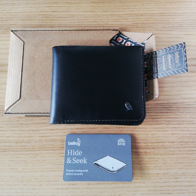 あずみ様専用　Bellroy ベルロイ ハイド&シーク 黒 メンズのファッション小物(折り財布)の商品写真