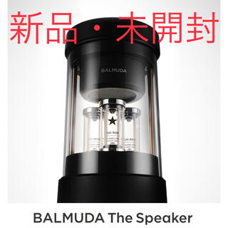 新品未開封 BALMUDA The Speaker M01A-BK バルミューダ