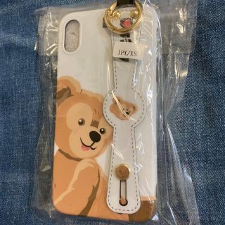 ★人気商品★ ダッフィー　ディズニー　iPhone X/XSケース　ブルー(iPhoneケース)