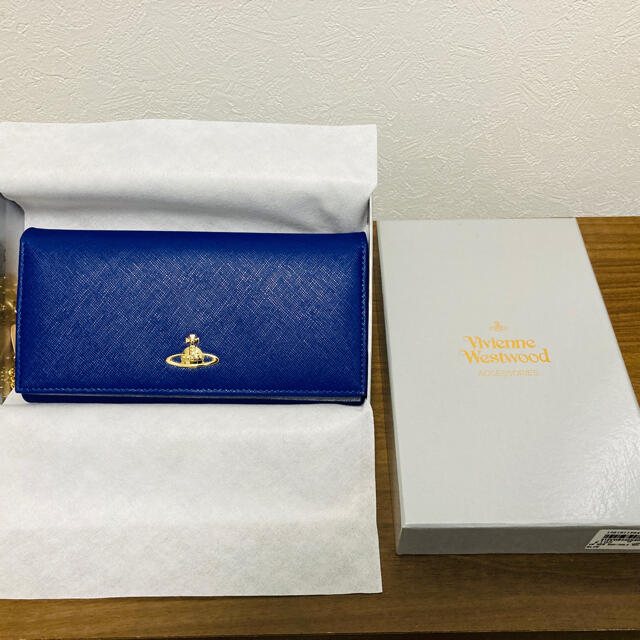 Vivienne Westwood(ヴィヴィアンウエストウッド)の【新品】Vivienne Westwood  長財布(ブルー) レディースのファッション小物(財布)の商品写真