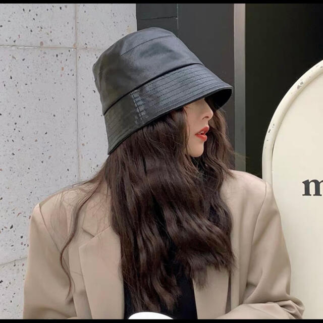 バケットハット 韓国 インポート メンズ レディース ハット 帽子 ブラック 黒 通販