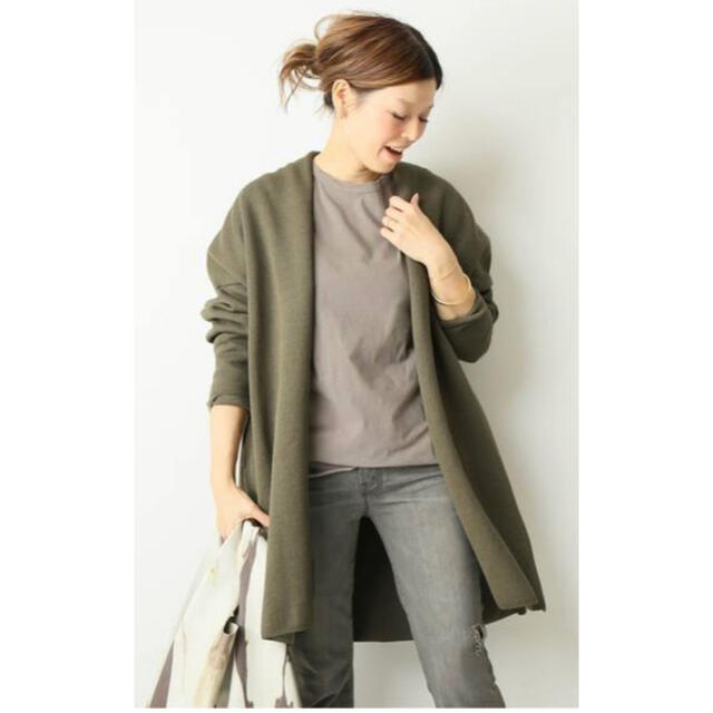 DEUXIEME CLASSE - Twins cotton ショートガウン カーキ