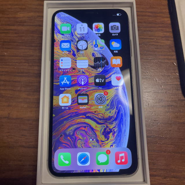 iPhone Xs Max Silver 256 GB SIMフリー済 iPhone Xs Max Silver 256 GB SIMフリー済