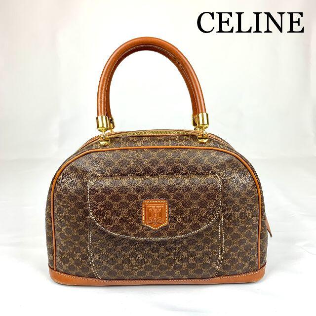 VINTAGE CELINE セリーヌ　レザー　ロゴ　ハンドトバッグ