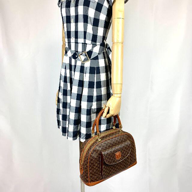 VINTAGE CELINE セリーヌ　レザー　ロゴ　ハンドトバッグ 2