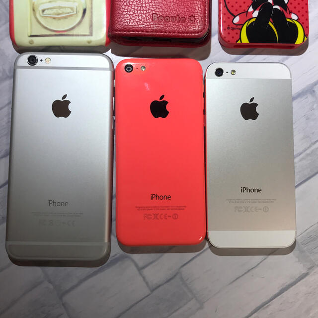 iPhone6,5c,5 3台まとめ