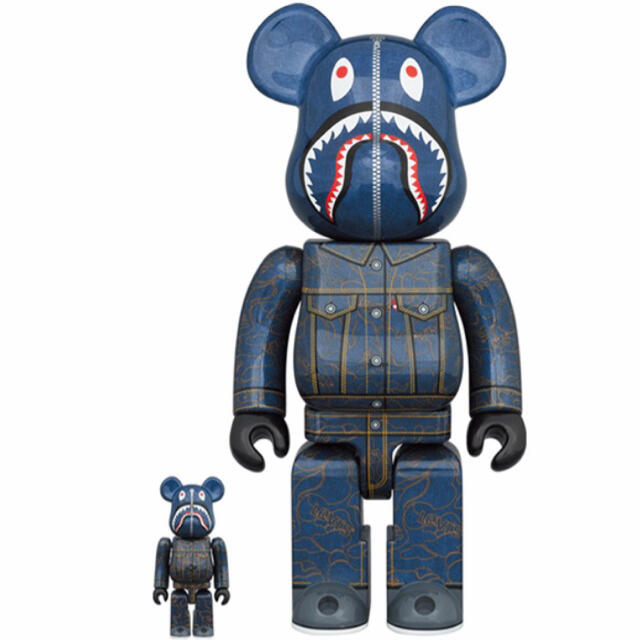 MEDICOM TOY(メディコムトイ)のBE@RBRICK BAPE®︎ x Levi’s®︎ 100% & 400% エンタメ/ホビーのフィギュア(その他)の商品写真