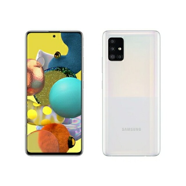 SAMSUNG(サムスン)の【とみ様】新品 galaxy A51 5G 128GB ホワイト SIMフリー スマホ/家電/カメラのスマートフォン/携帯電話(スマートフォン本体)の商品写真