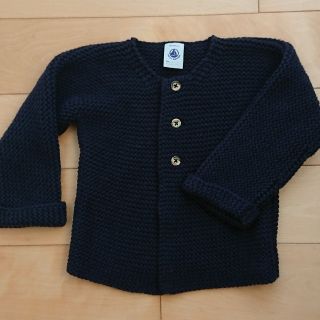 プチバトー(PETIT BATEAU)のプチバトー ニット カーディガン(カーディガン/ボレロ)