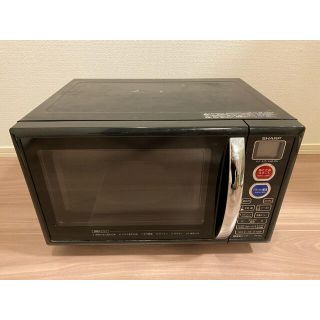 シャープ(SHARP)の【中古品】SHARP RE-S5C-B オーブンレンジ 15L  電子レンジ(電子レンジ)