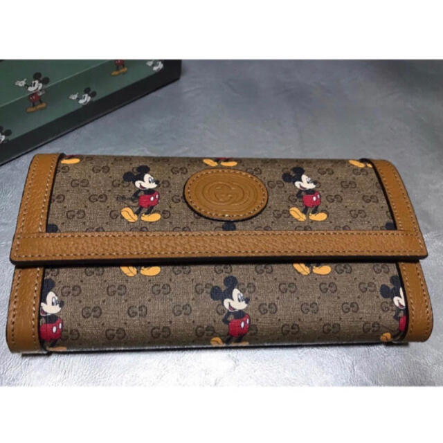 GUCCI×ディズニー コラボ商品 長財布 ミッキー グッチ-