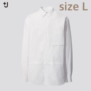 ユニクロ(UNIQLO)のUNIQLO ユニクロ　ジルサンダー　シャツ　メンズ　Lサイズ　白(シャツ)