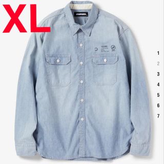 NEIGHBORHOO サベージ CHAMBRAY シャンブレーシャツ-