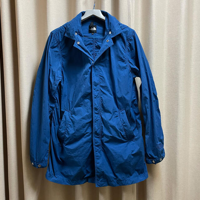 the north face ブルー　コート