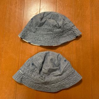 ベビーギャップ(babyGAP)のGAP リバーシブル　帽子　ベビー　双子(帽子)