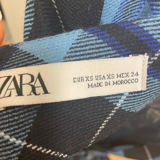 ZARA(ザラ)のZARAチェックワンピ レディースのワンピース(ロングワンピース/マキシワンピース)の商品写真