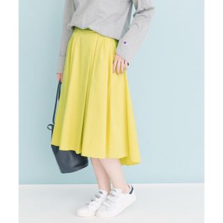 アーバンリサーチ(URBAN RESEARCH)の美品♡URBAN RESEARCH＊ランダムタックフレアスカート(ひざ丈スカート)