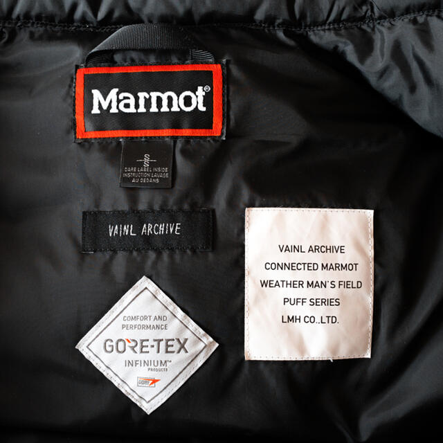 【極美品】VAINL ARCHIVE MARMOT DOWN BYSP メンズのジャケット/アウター(ダウンジャケット)の商品写真
