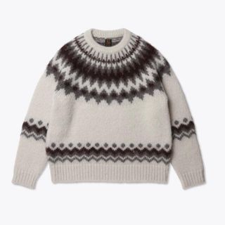 BATONER  Men MOHAIR NORDIC CREW NECK(ニット/セーター)