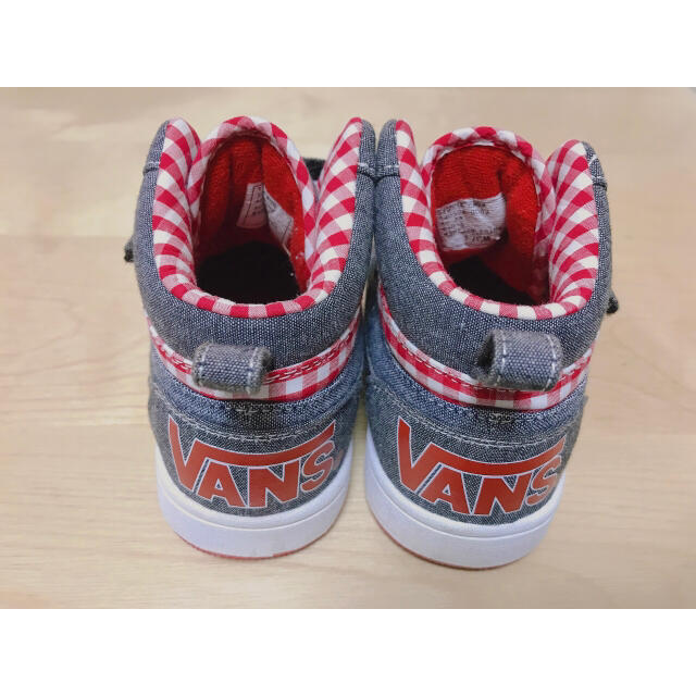 VANS(ヴァンズ)の※専用ページ！　VANS バンズ　ハイカット　スニーカー　デニム　17㎝　美品 キッズ/ベビー/マタニティのキッズ靴/シューズ(15cm~)(スニーカー)の商品写真