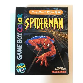 マーベル(MARVEL)のゲームボーイカラー　スパイダーマン(携帯用ゲームソフト)