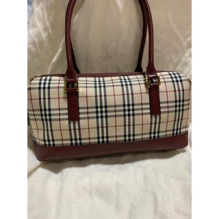 バーバリー(BURBERRY)のBURBERRY ノバチェック　ハンドバッグ(ハンドバッグ)