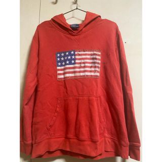 ポロラルフローレン(POLO RALPH LAUREN)のPolo by Ralph lauren【ラルフローレンUSA国旗パーカー/L】(パーカー)