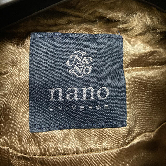 nano・universe(ナノユニバース)のナノユニバース　ファーコート　Lサイズ メンズのジャケット/アウター(ブルゾン)の商品写真