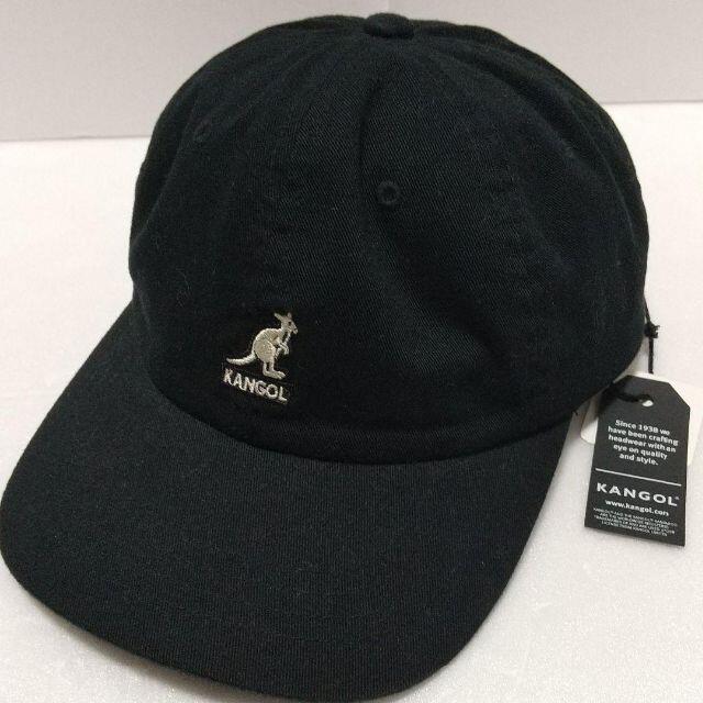 KANGOL(カンゴール)の◆新品◆KANGOL　カンゴール　ベースボールキャップ　黒　コットン地 メンズの帽子(キャップ)の商品写真